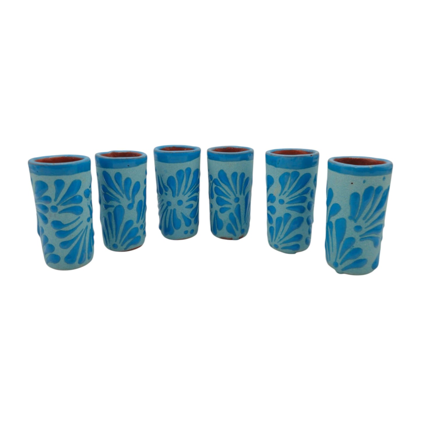 Blue Talavera Shot Glass | Hand-Painted Baby Shower Favor