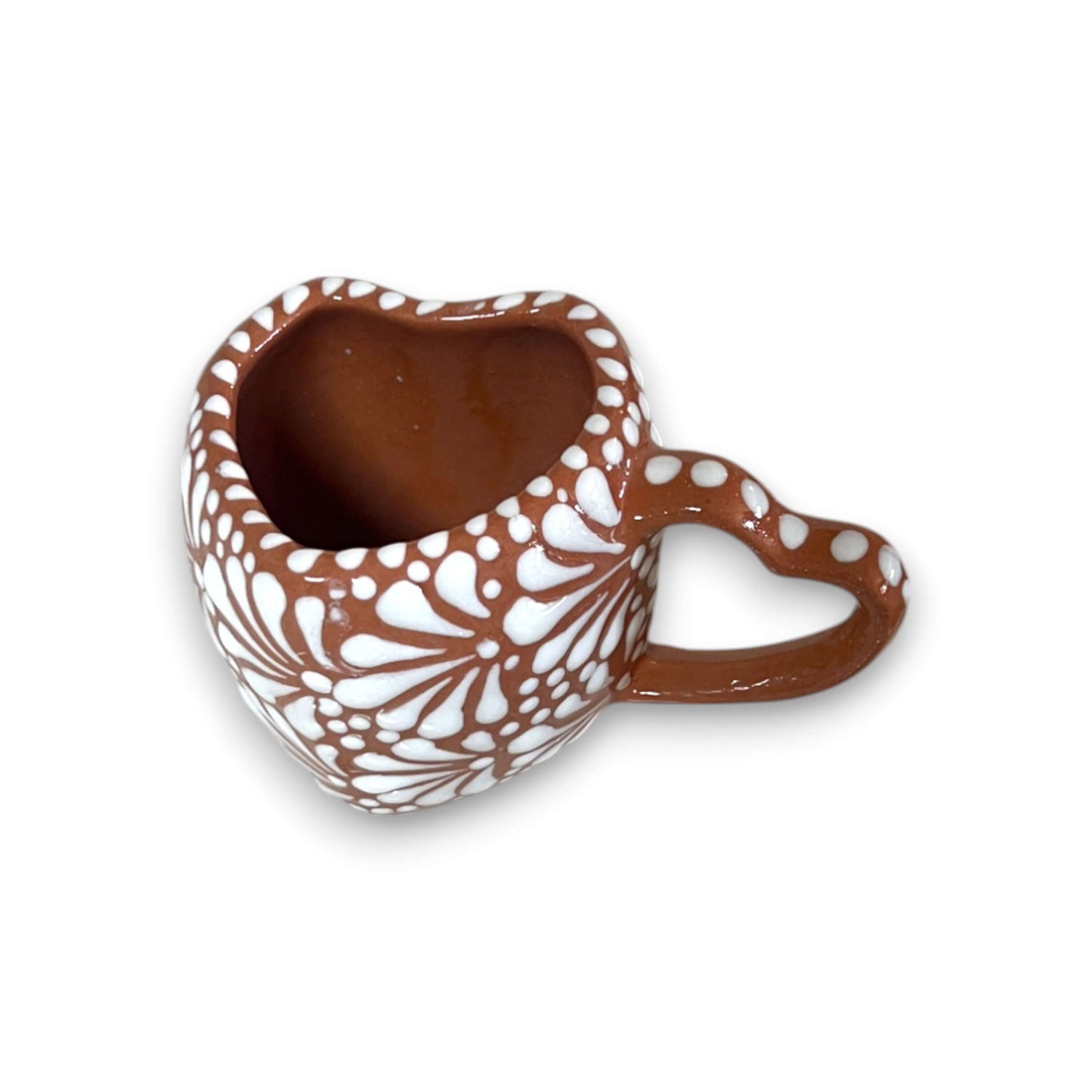 9-Piece Heart Mug & Pitcher Set | Handmade Mexican Pottery