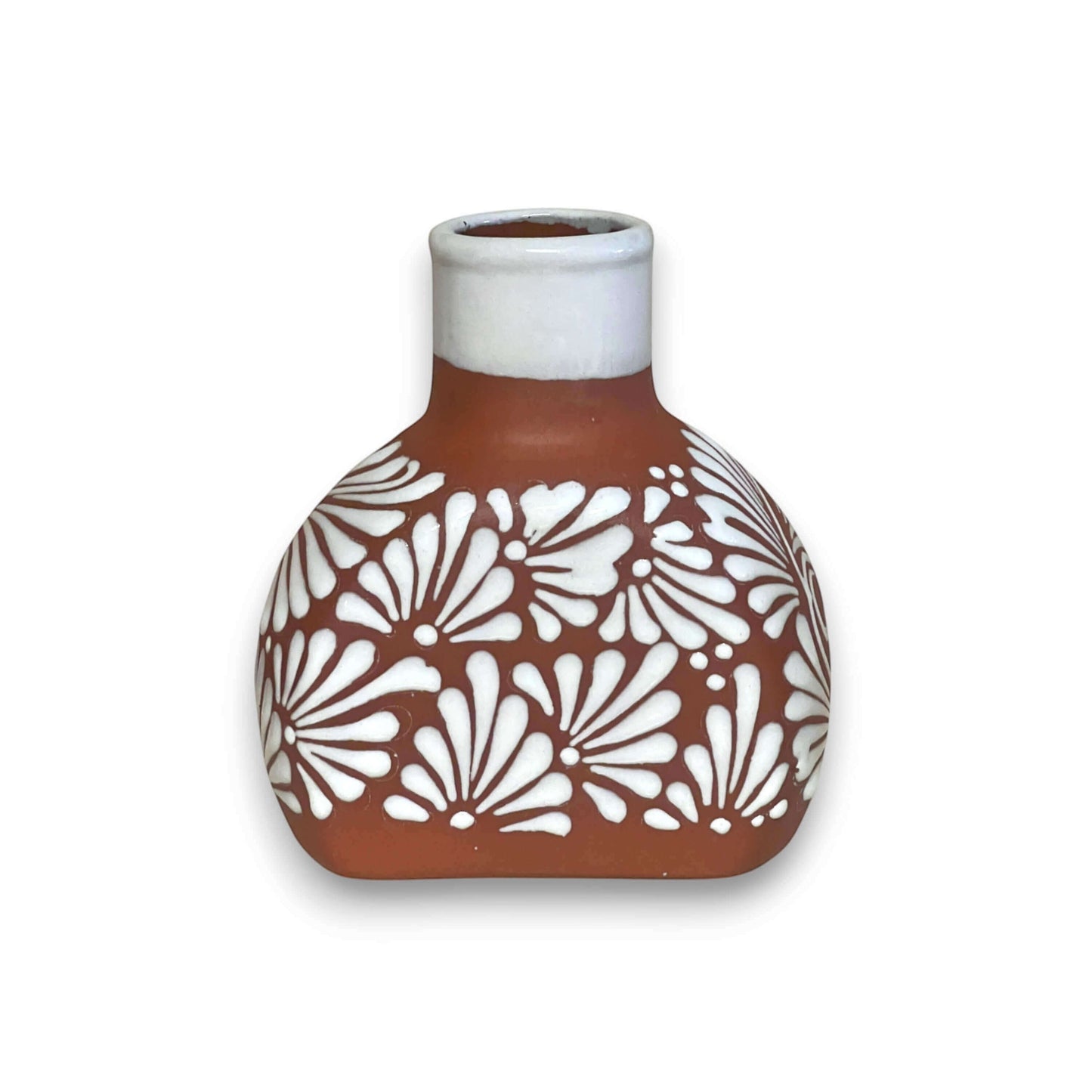 Terracotta Water Carafe Set | Talavera-Style Bedside Decanter