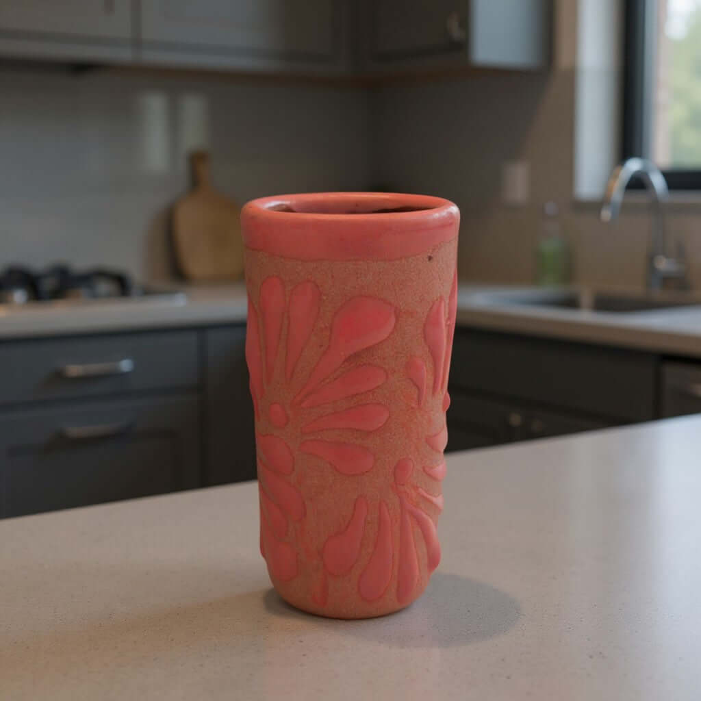 Pink & Blue Talavera Shot Glass Set | Gender Reveal Party Favors