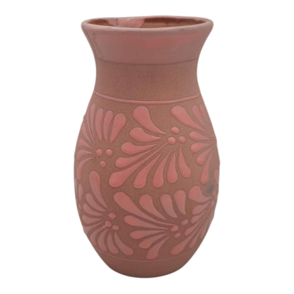 Pink Talavera Vase | Handmade Floral Pottery
