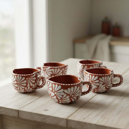 Talavera Heart Mug | Hand-Painted Mexican Coffee Cup